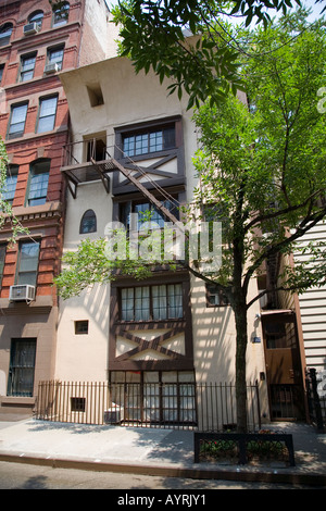 Twin Peaks bei 102 Bedford Street, Greenwich Village, New York, USA. Stockfoto