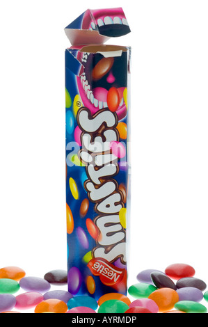 Paket des ursprünglichen Smarties Stockfoto