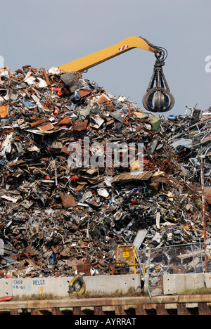 Schrott-Metall-Yard Stockfoto