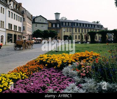 Frauenplan Mit Goethehaus in Weimar, Thüringen Stockfoto