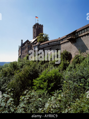 Wartburg in Eisenach, Naturpark Thueringer Wald, Thüringen Stockfoto