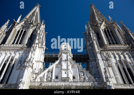 Regensburger Dom (St.-Petri Dom), Regensburg, Bayern, Deutschland Stockfoto