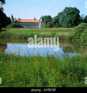 Wasserschloss Westerwinkel, Schlosspark Mit Teich, See, Weiher, Ascheberg-Herbern, Münsterland, Nordrhein-Westfalen Stockfoto