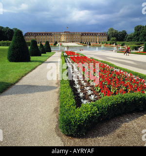 Barockes Schloss Ludwigsburg in Ludwigsburg, Neckar, Baden-Württemberg Stockfoto