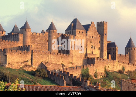 Carcassonne, Aude, Languedoc, Roussillon, Frankreich Stockfoto