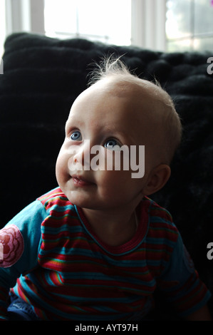 Sechs Monate alten Babyjungen Stockfoto
