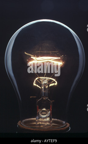 Klare Glühlampen Stockfoto