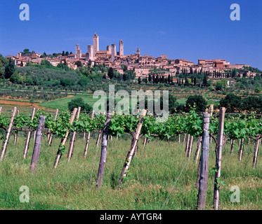 San Gimignano Toskana Italien Stockfoto