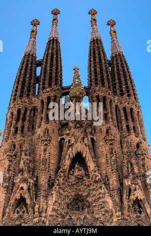 Antoni Gaudis ehrgeizige Kirche, Sagrada Família, Barcelona, Katalonien, Spanien Stockfoto