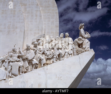 Denkmal der Entdeckungen bin Tejo in Lissabon-Belem, konnte, Heinrich der Seefahrer Stockfoto