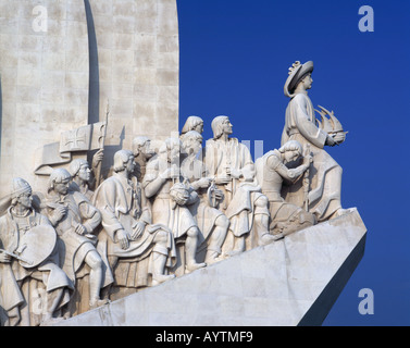 Denkmal der Entdeckungen bin Tejo in Lissabon-Belem, konnte, Heinrich der Seefahrer Stockfoto