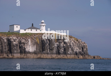 Longstone Leuchtturm auf den Farne Islands Stockfoto