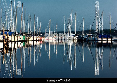 Marina & Boote Stockfoto