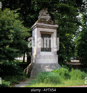 Wilhelm Busch-Denkmal in Wiedensahl, Mittelweser, Niedersachsen Stockfoto