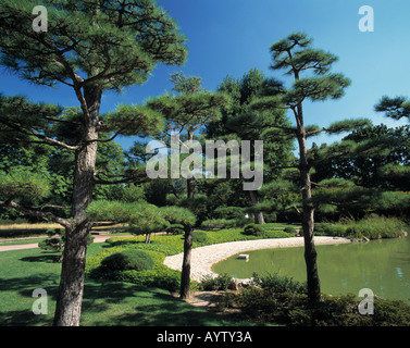 Japanischer Garten Im Nordpark in Düsseldorf, Rhein, Nordrhein-Westfalen Stockfoto