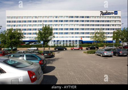 Hotel Radisson SAS in der Stadt Oulu Markt statt (Hallituskatu 1) Oulu, Finnland Stockfoto