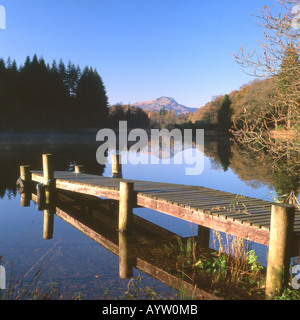 Loch Ard gegenüber Ben Lomond in Aberfoyle in die Trossachs-Schottland Stockfoto