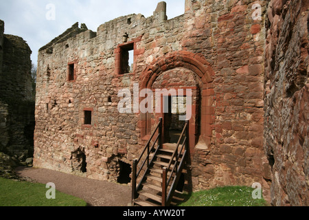 Hailes Schloß nahe Haddington, East Lothian Stockfoto