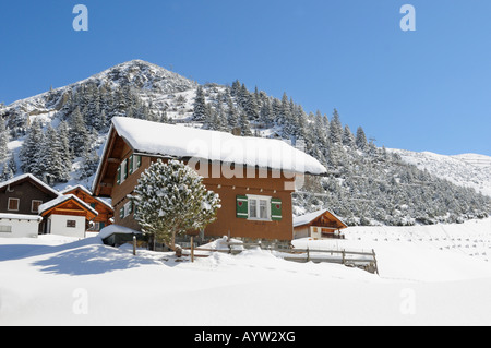 Skigebiet Malbun FL Stockfoto