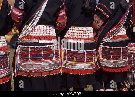 Akha Personen, Mae Salong Stadtteil, Thailand Stockfoto