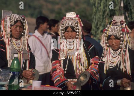 Akha Personen, Mae Salong Stadtteil, Thailand Stockfoto