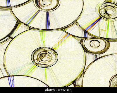CD Rom CD-ROM CD-ROM Laufwerk Stockfoto
