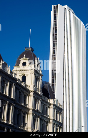 Alt- und Neubau in Auckland, Neuseeland Stockfoto