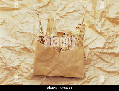 Abbildung Objekt solides Handwerk Papercraft Stockfoto