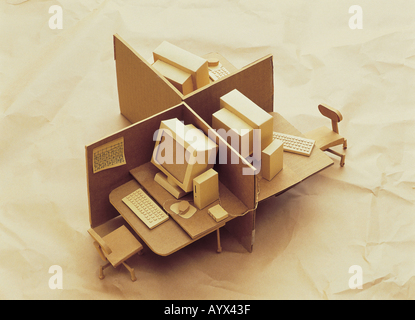 Abbildung Objekt solides Handwerk Papercraft Stockfoto