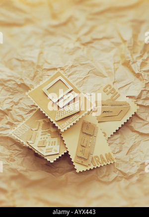 Abbildung Objekt solides Handwerk Papercraft Stockfoto