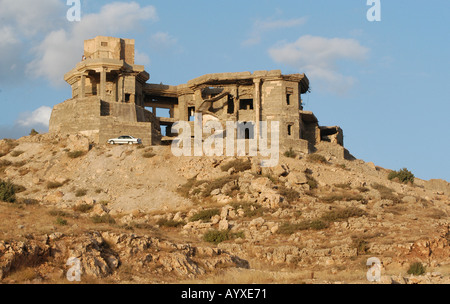 Landschaft und eines Saddam Hussein s Paläste Kurdistan im Nordirak Stockfoto