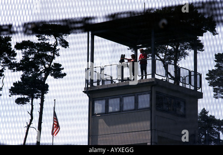 DEUTSCHLAND POINT ALPHA DDR NUKLEARE ATOMAREN FULDA GAP KALTEN KRIEGES BEOBACHTUNG Stockfoto