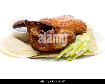 Aromatische knusprige Ente Stockfoto