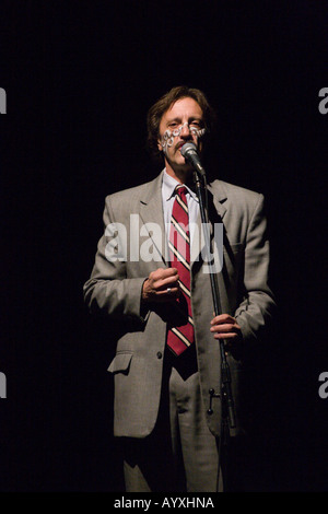 Uruguayische Murga Falta y Resto während einer Show in Buenos Aires im Juli 2006 Stockfoto
