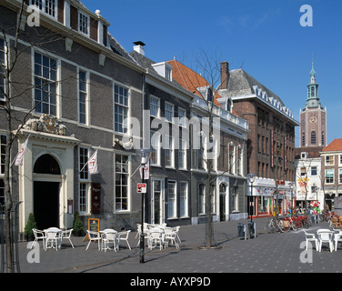 Grosser Markt Mit Grote Kerk in Den Haag, Suedholland Stockfoto