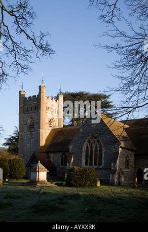 Str. Mary die Jungfrau Parish Church Hambleden Village Stockfoto