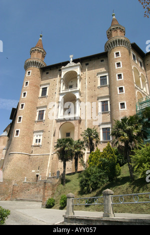 Urbino ist eine Renaissance-Stadt in Le Marche Italien, Geburtsort des Malers Raphael Stockfoto