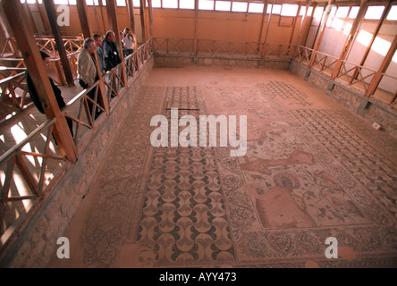 Die Mosaiken von Paphos das Haus des Dionysos in Pafos-Zypern Stockfoto