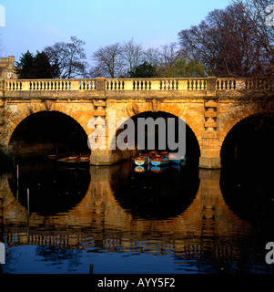 Magdalen Brücke über den Fluss Cherwell Oxford England Stockfoto