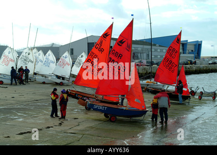 Weymouth und Portland Sailing Academy West Dorset südlichen England UK Veranstaltungsort für Segel-Events in London 2012 Olympics Stockfoto