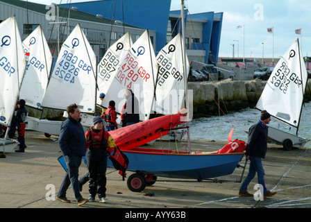 Weymouth und Portland Sailing Academy South Dorset England UK möglich Südlage für die Olympischen Spiele 2012 Stockfoto