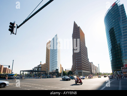 Der Potsdamer Platz in Berlin-Deutschland Stockfoto