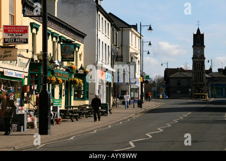 Newmarket Ortszentrum hohe Straße Suffolk England uk gb Stockfoto