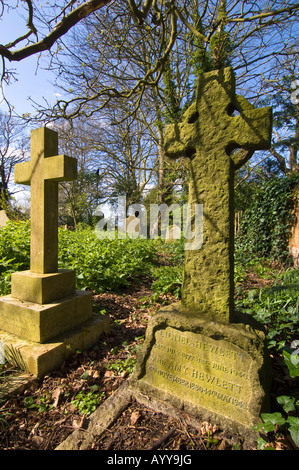 Friedhof der Pfarrei Kirche St. Mary s Egge auf den Hügel Middlesex Vereinigtes Königreich Stockfoto