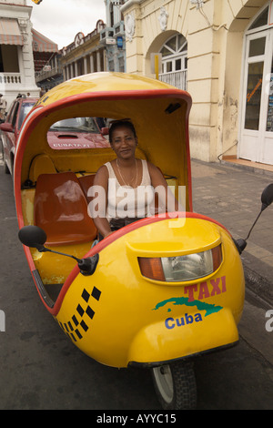 Kubanische Coco-Taxi-Santiago de Cuba Kuba Caribbean Stockfoto