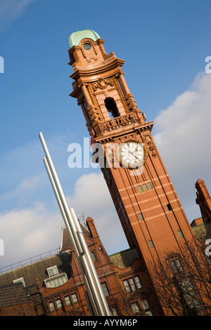 Palace Hotel Turm von außen Oxford Road Bahnhof gesehen. Manchester, Greater Manchester, Vereinigtes Königreich. Stockfoto