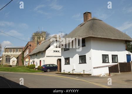 Dachstroh alten Hütten Stockfoto