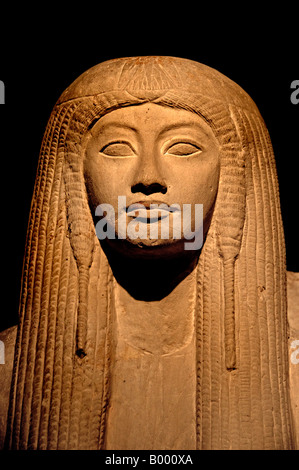 Grab-Statue von Meryt Sakkara 1325 1310 BC Frau Maya Minister Sekretär des Tutanchamon Sakkara Stockfoto