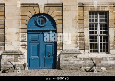 Gebäudefront im Schloss Vincennes, Frankreich Stockfoto