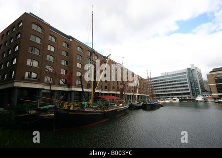 St. Catherines dock London Kai Stockfoto